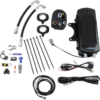 Ultra Cool Side Mounted Oil Cooler Kit for Dyna