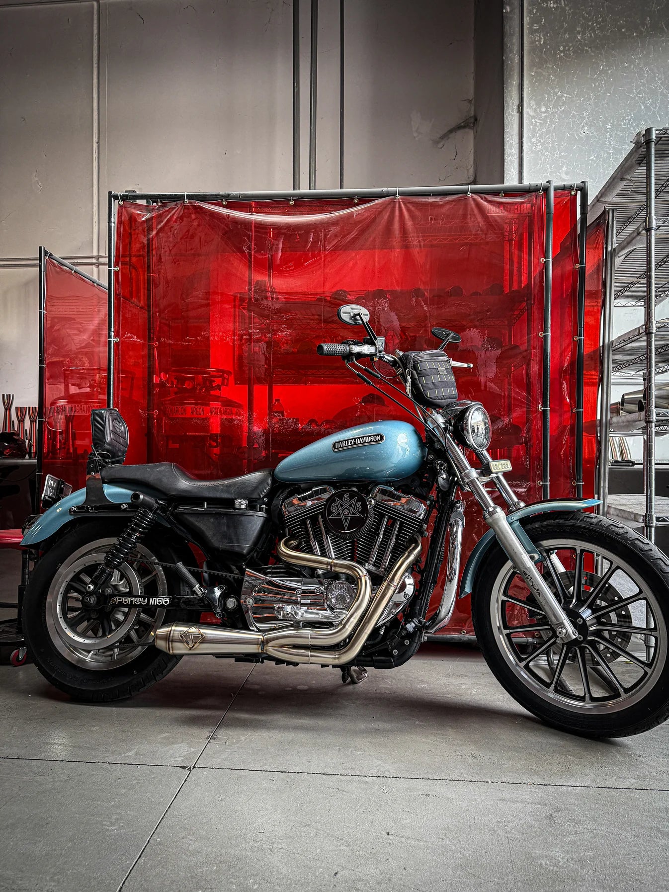 SP Concepts Sportster Lanesplitter Exhaust
