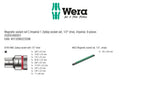 Wera Tools Zyklop Socket Set w/ Magnetic Socket Rail, 1/2" Drive, Imperial, 9 Pieces