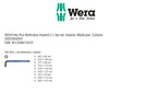 Wera Tools Hex-Plus Multicolour L-Key Set, Imperial, 9 pieces