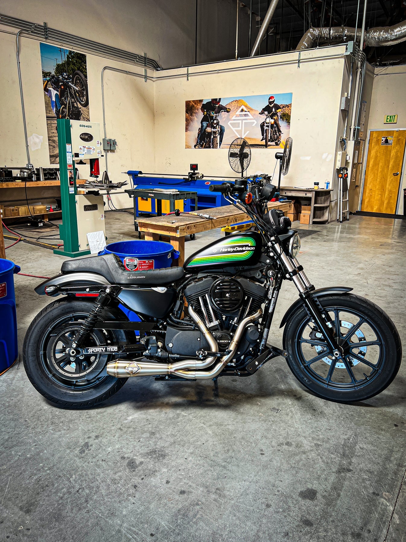 SP Concepts Sportster Lanesplitter Exhaust