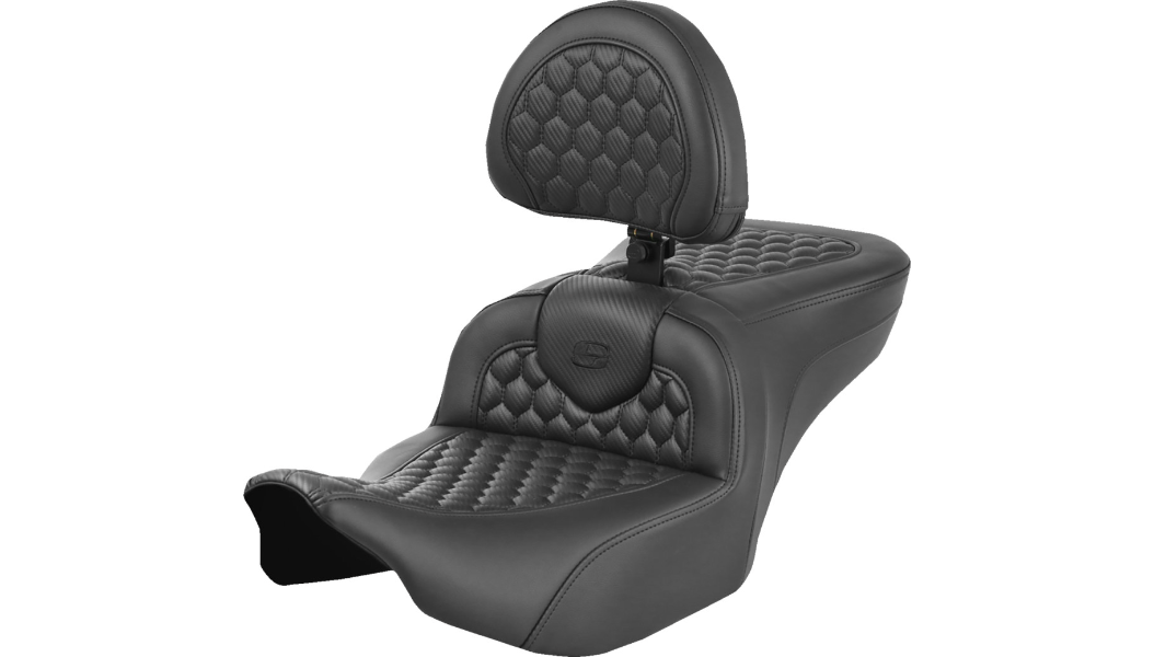Saddlemen Heated Road Sofa Seat for Harley-Davidson Touring Models