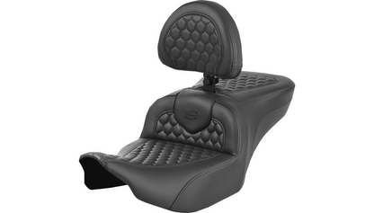 Saddlemen Heated Road Sofa Seat for Harley-Davidson Touring Models