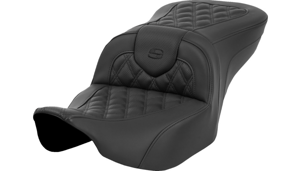 Saddlemen Heated Road Sofa Seat for Harley-Davidson Touring Models