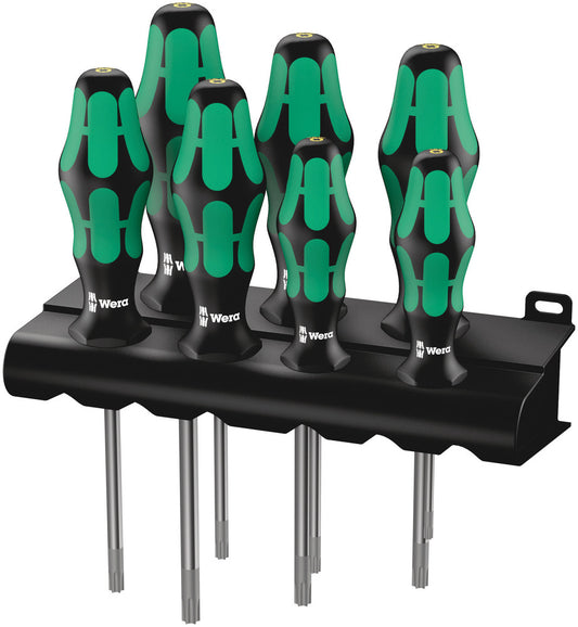Wera Tools Kraftform Plus TORX® HF Screwdriver Set w/ Rack, 7 Pieces