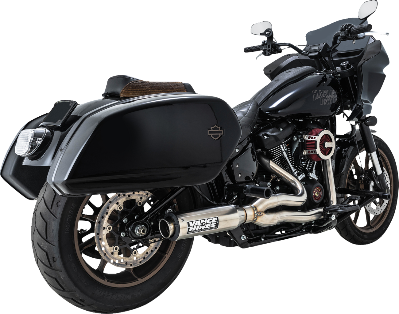 Vance & Hines Supersport 2-into-1 Exhaust System for M8 Softails