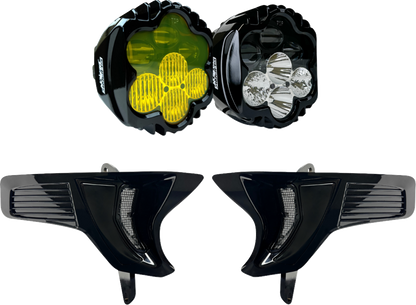 CUSTOM DYNAMICS Shark Demon® 2 Headlight/Fog Light - w/ Speed Plates SD2-23-RG-YW