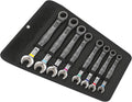 Wera Tools Joker Ratcheting Combination Wrenches Set, Imperial, 8 Pieces