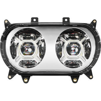 CUSTOM DYNAMICS Double-X LED Headlight for Road Glide Models