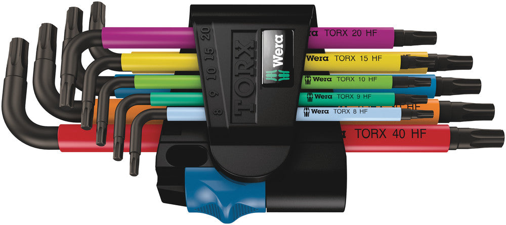 Wera Tools Torx Multicolour L-Key Set w/ Holding Function, 9 Pieces