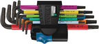 Wera Tools Torx Multicolour L-Key Set w/ Holding Function, 9 Pieces