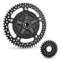 Arlen Ness Jagged Cush Drive Chain Conversion Kit for Touring Models in Black.