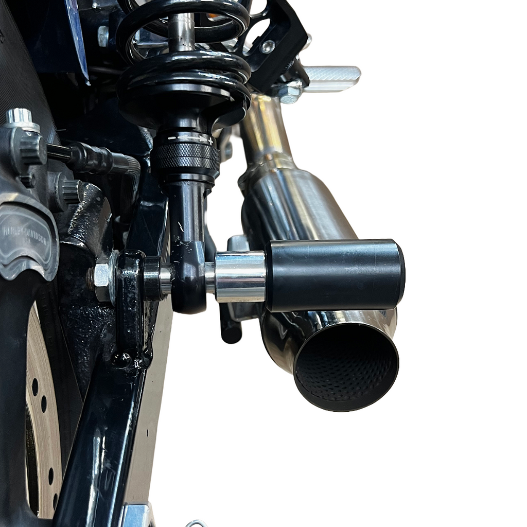Kruesi Originals Bottom Mount Shock Sliders for 2000–2017 Dyna