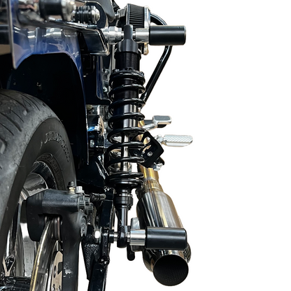 Kruesi Originals Bottom Mount Shock Sliders for 2000–2017 Dyna