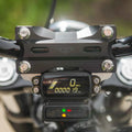 Big Al's Cycles M8 Softail Digital Gauge Mount for Bubba Clamp Risers