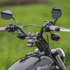 Big Al's Cycles M8 Softail Digital Gauge Mount for Bubba Clamp Risers