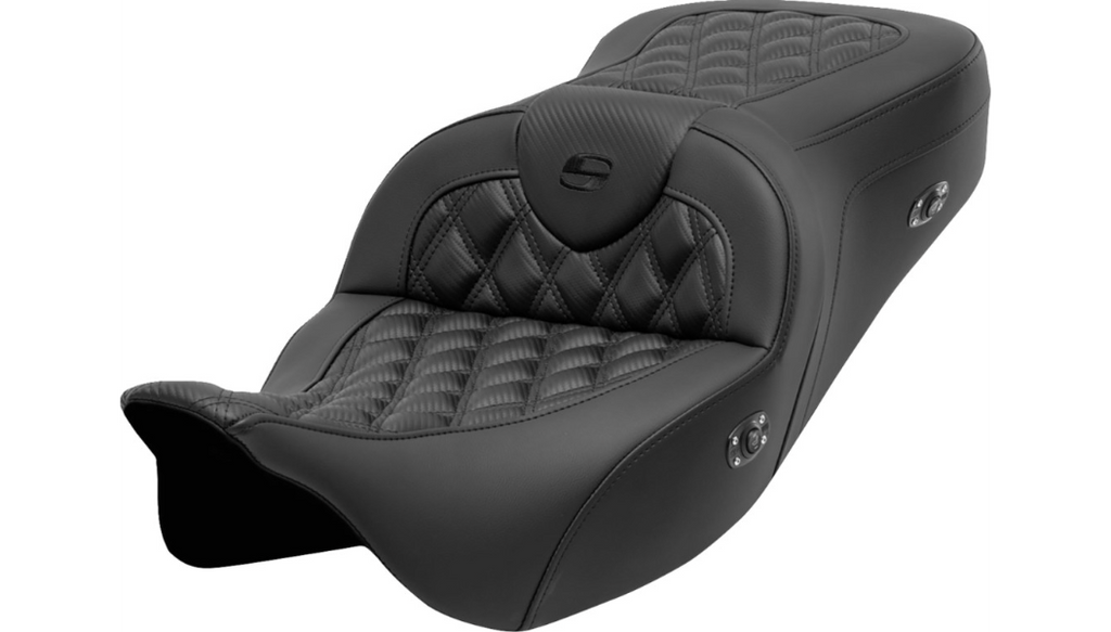 Saddlemen Heated Road Sofa Seat for Harley-Davidson Touring Models