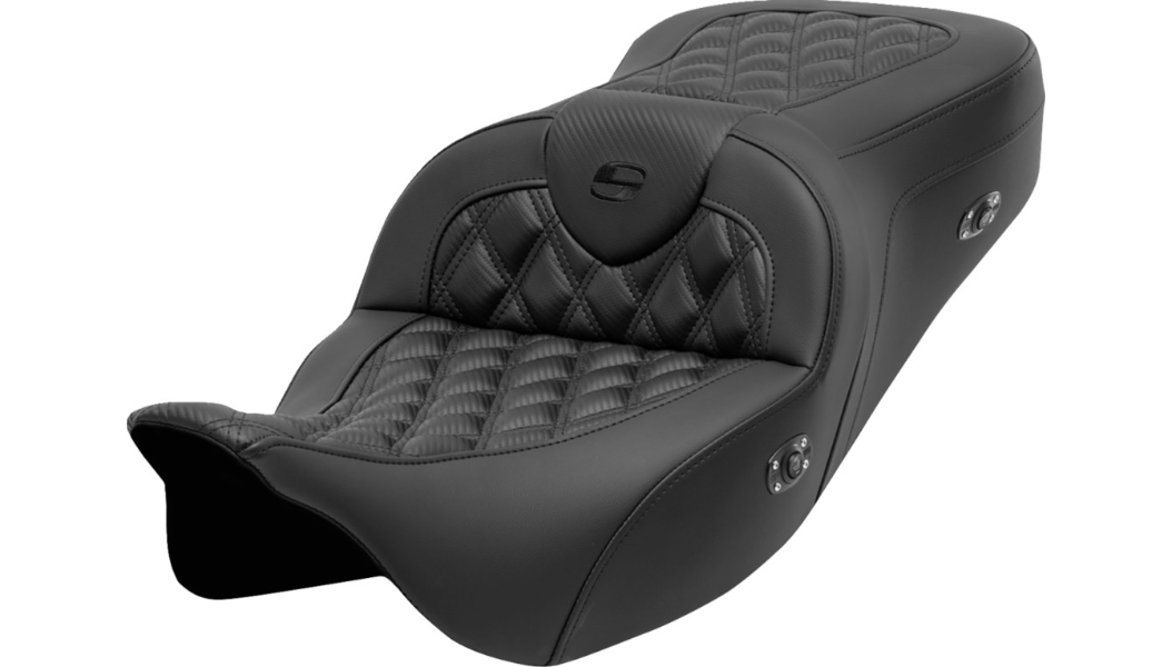 Saddlemen Heated Road Sofa Seat for Harley-Davidson Touring Models