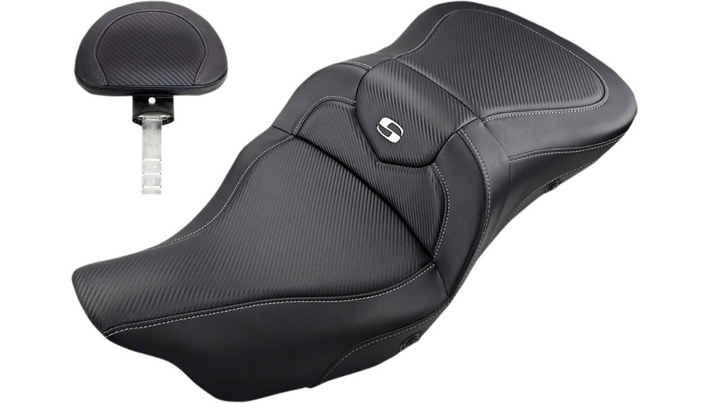 Saddlemen Heated Road Sofa Seat for Harley-Davidson Touring Models