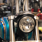 Kruesi Originals Headlight Relocation Kit in Chrome