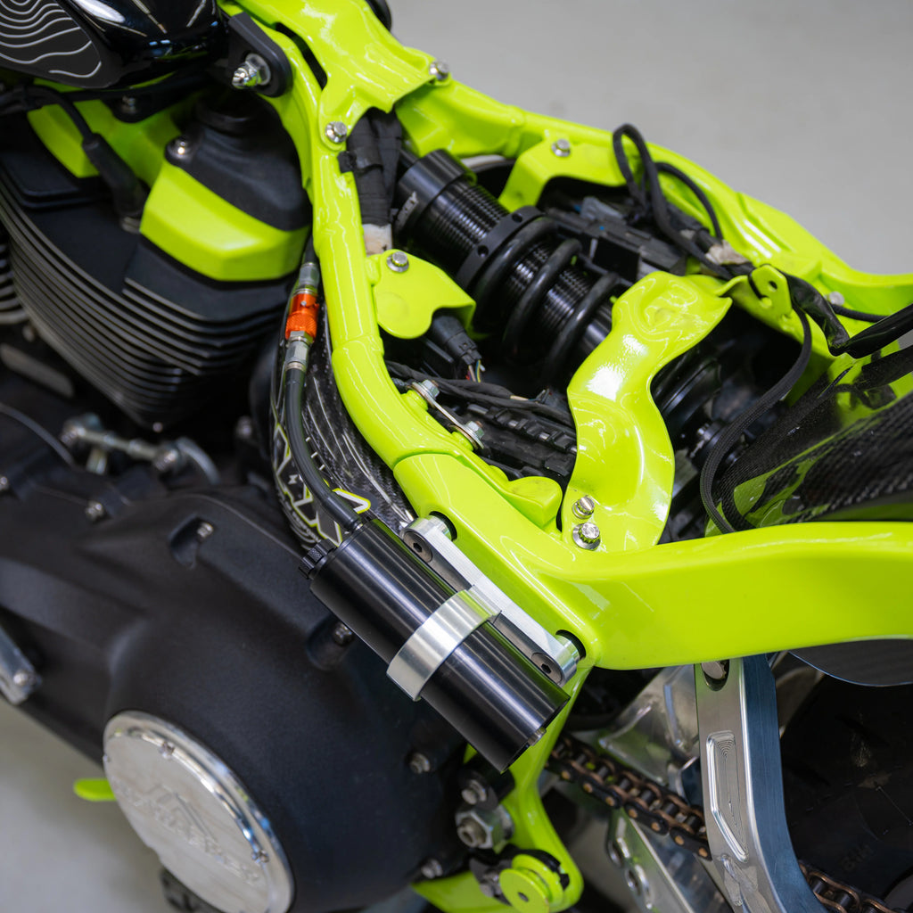 Nowaskey M8 Softail Remote Reservoir Shock