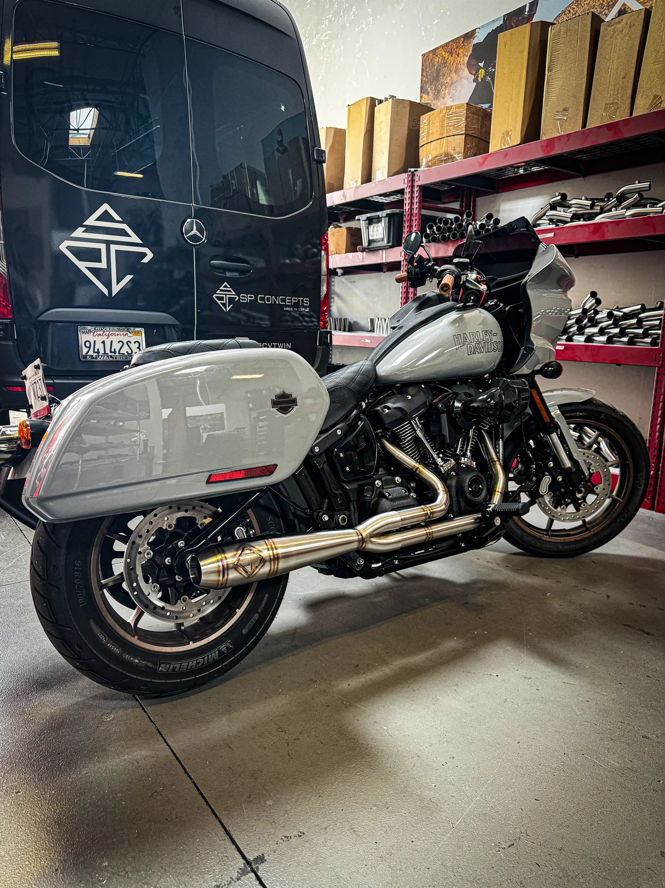SP Concepts M8 Softail Mid-Length "Elsinore" Exhaust