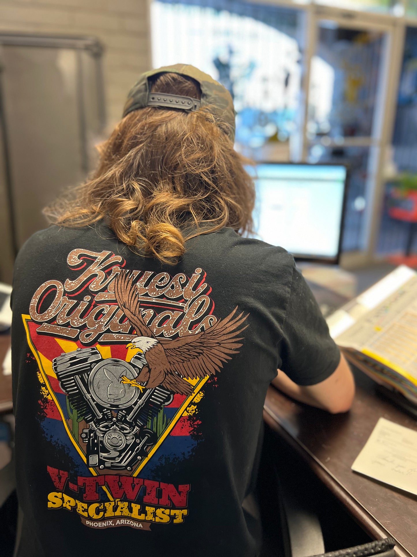 Kruesi Originals “V-Twin Eagle” Tee