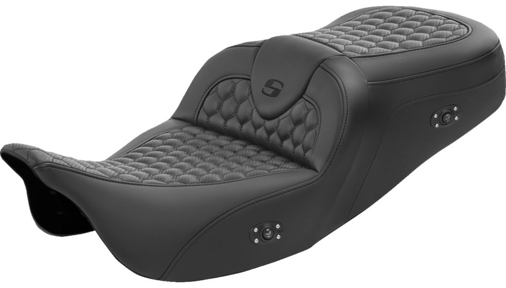 Saddlemen Heated Road Sofa Seat for Harley-Davidson Touring Models