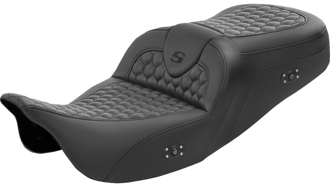 Saddlemen Heated Road Sofa Seat for Harley-Davidson Touring Models