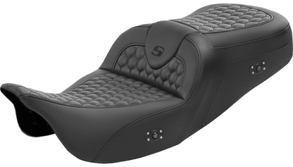 Saddlemen Heated Road Sofa Seat for Harley-Davidson Touring Models