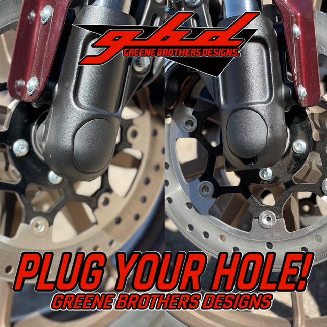 Greene Brothers Designs M8 Softail Axle Plugs