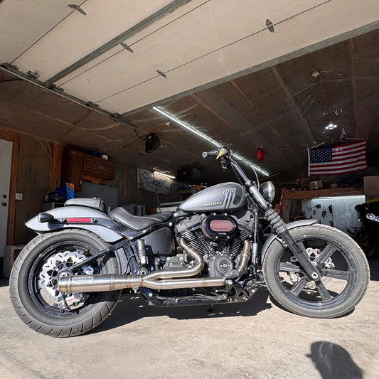 Bernings Performance 2-1 Exhaust System for M8 Softail