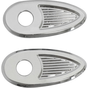 Kodlin Fender Strut Turn Signal Adapter Plates for M8 Softail