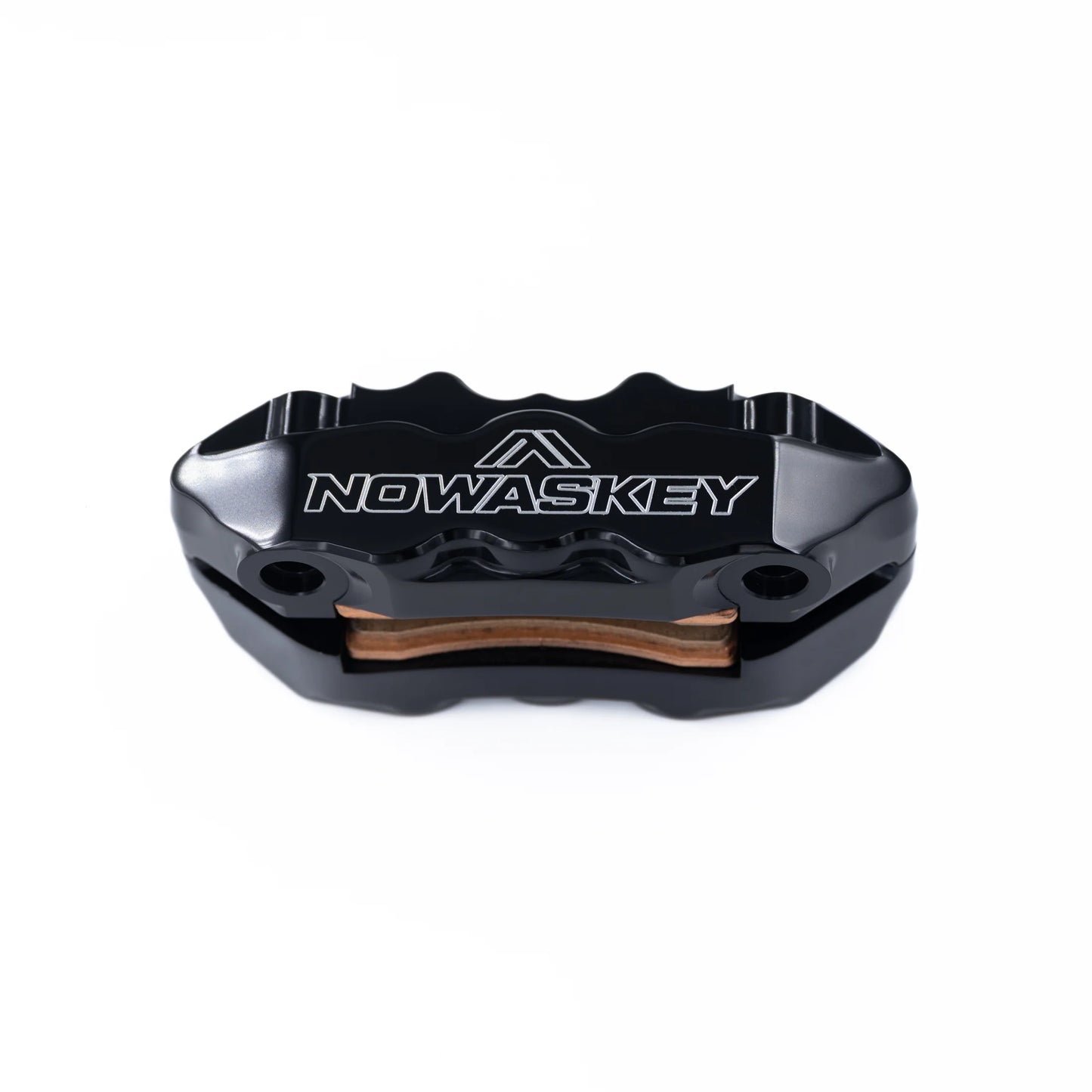 Black Nowaskey 6 Piston Caliper Front View
