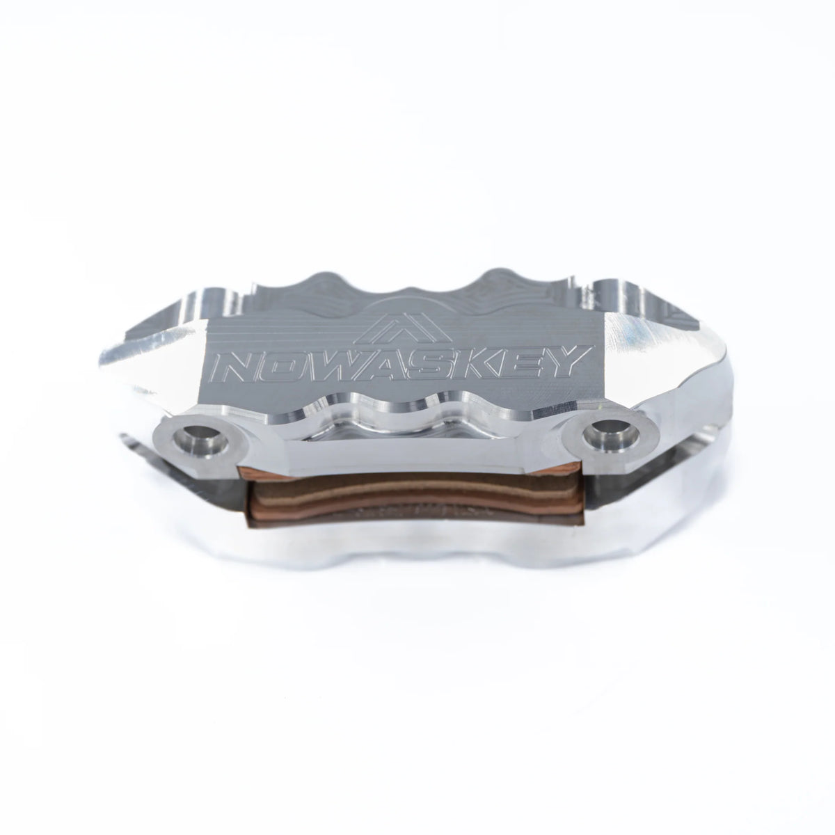 Machined Nowaskey 6 Piston Caliper Front View