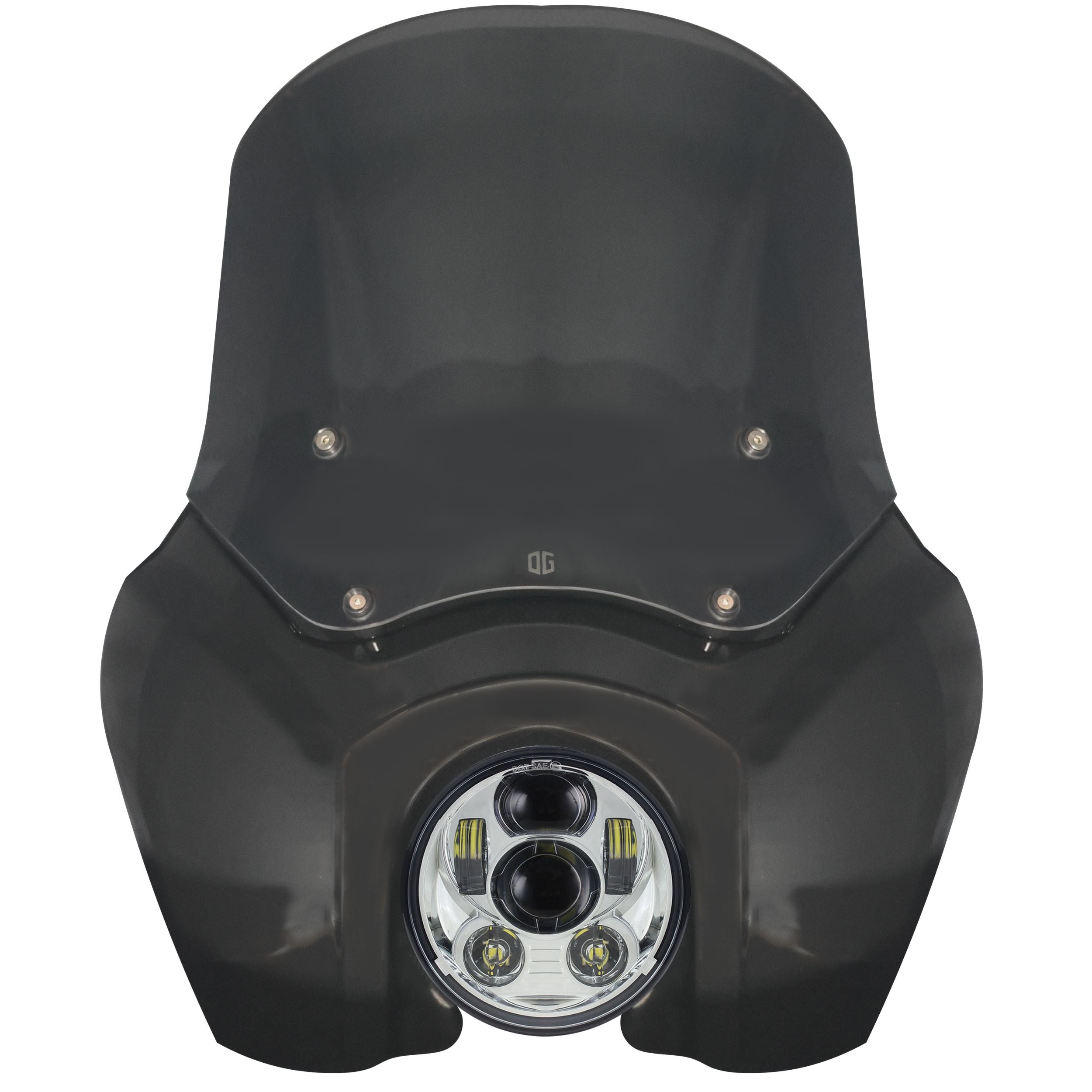 OG T-Sport Fairing kit for Harley-Davidson with OG LED Projector Headlight Daymaker conversion Chrome