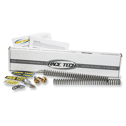 Race Tech Gold Valve Emulators and Fork Spring with packaging.