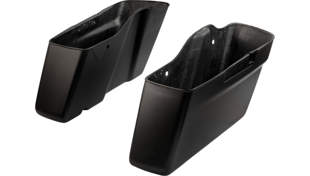 SlyFox Carbon Fiber Saddlebag Bottoms for 2014+ Touring Models
