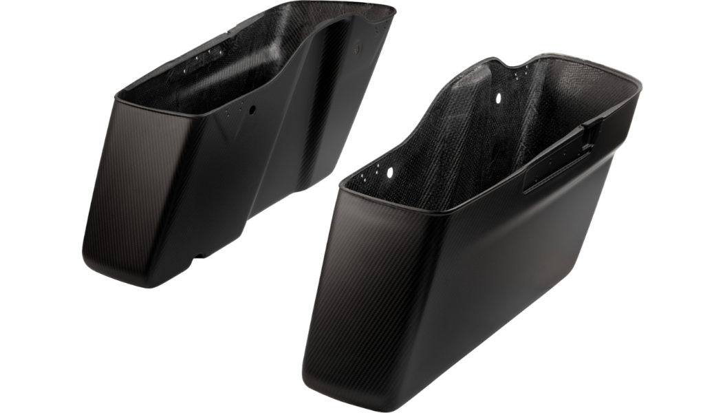 SlyFox Carbon Fiber Saddlebag Bottoms for 2014+ Touring Models