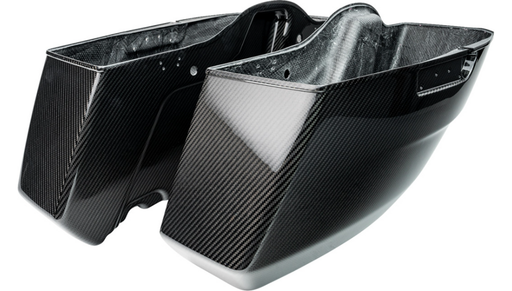 SlyFox Carbon Fiber Saddlebag Bottoms for 2014+ Touring Models