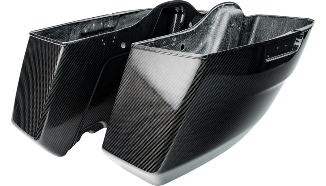 SlyFox Carbon Fiber Saddlebag Bottoms for 2014+ Touring Models