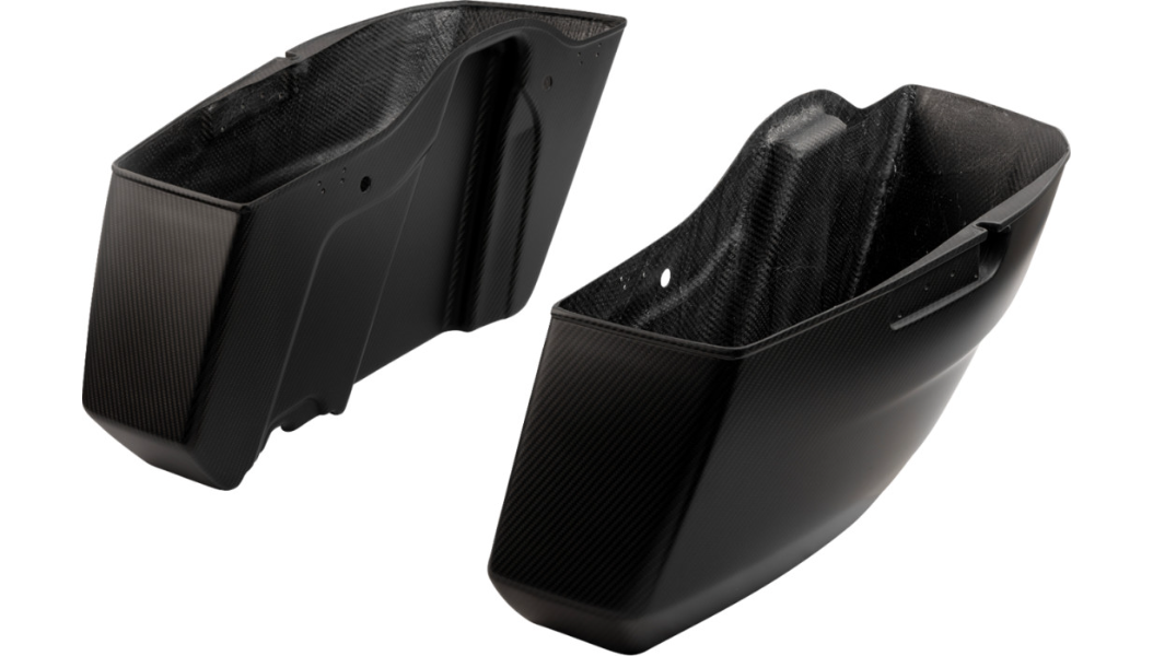 SlyFox Carbon Fiber Saddlebag Bottoms for 2014+ Touring Models