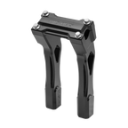 Big Al's Cycles Stella Clamp Risers in Black Anodize Finish