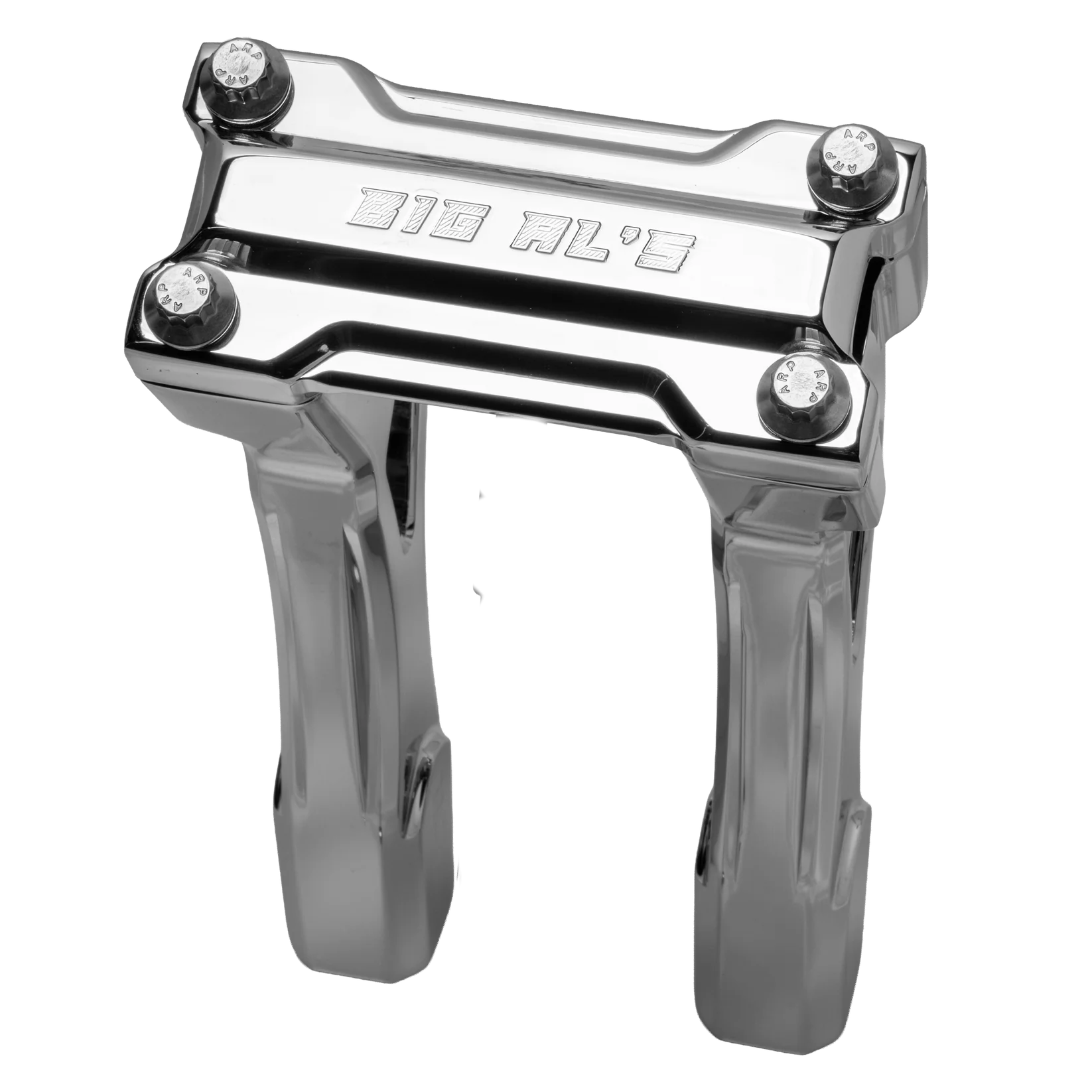 Big Al's Cycles Stella Clamp Risers in Chrome
