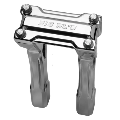 Big Al's Cycles Stella Clamp Risers in Chrome