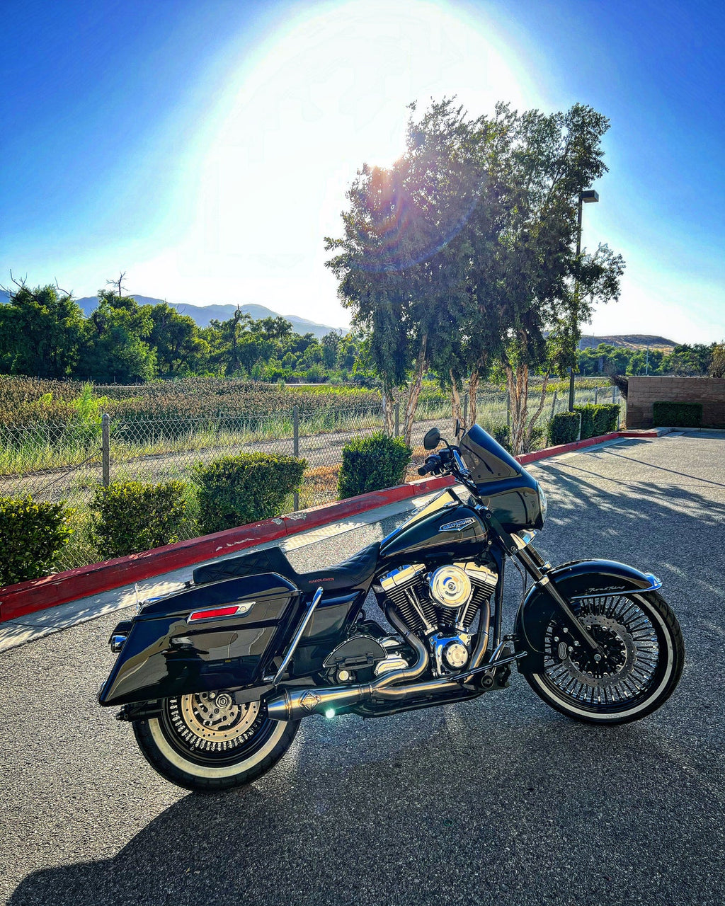 SP Concepts Twin Cam Bagger "Lanesplitter" Exhaust