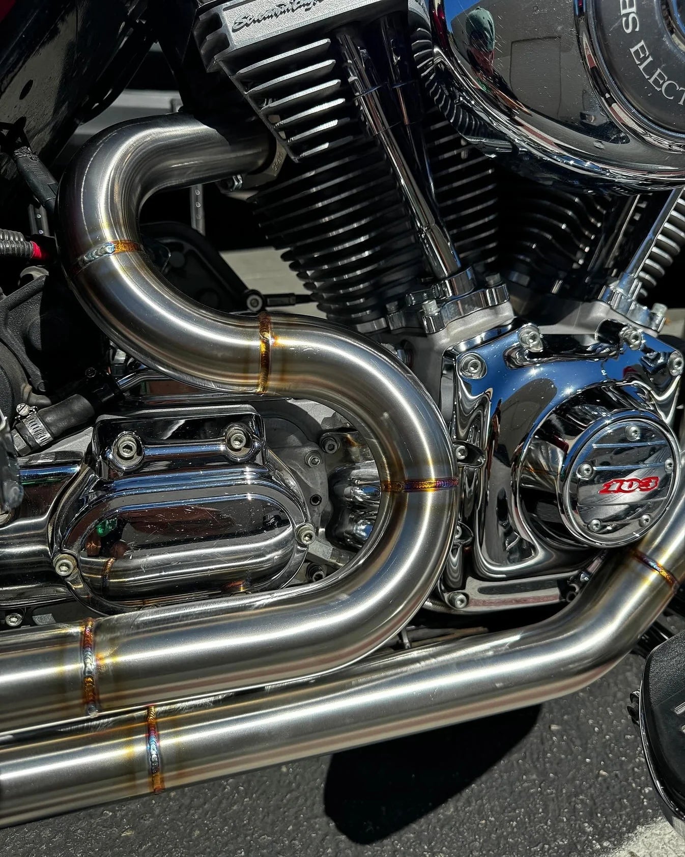 SP Concepts Twin Cam Bagger Full-Length "Turnpike" Exhaust