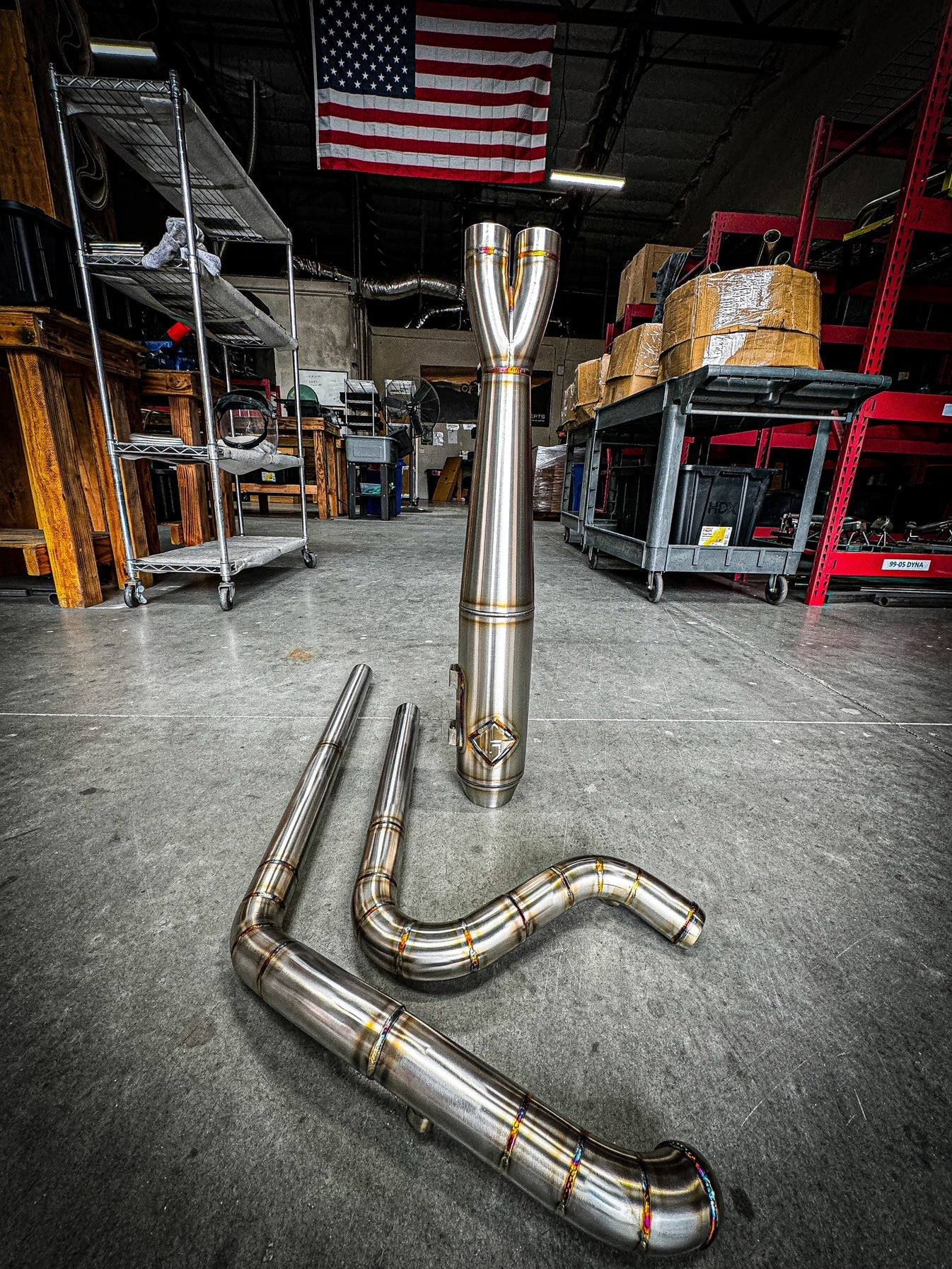 SP Concepts M8 Bagger Full-Length "Turnpike Works Edition" Exhaust