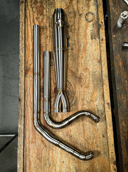 SP Concepts Twin Cam Bagger Full-Length "Turnpike Works Edition" Exhaust