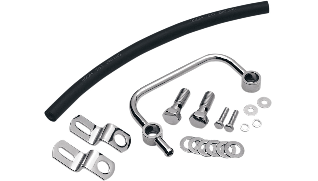 Drag Specialties 2110-0316 Crankcase Breather Kit for 1991-2022 Harley-Davidson Sportster XL models